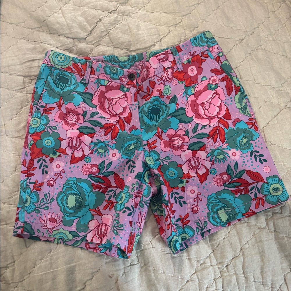Talbots Floral Women's Chino Shorts